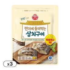 오뚜기 렌지에 돌려먹는 삼치구이 (60gx4) 3개, 12개