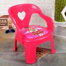 兒童餐椅 加厚家用寶寶防摔兒童椅子 兒童塑料小孩兒童座椅, 紅色【無餐盤】