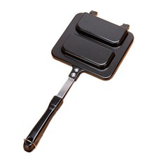 샌드위치 팬 논스틱 양면 프라이팬 팬 접이식 조리 트레이, 1개