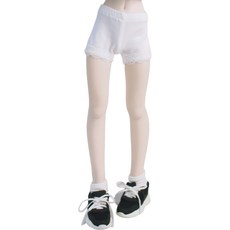 [Petite Marie] 13 MDD 40 cm BJD [No.0173] 대응 1분 길이 레이스 첨부 레깅스 화이트