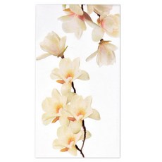 기프트 부티크 90개 이상 플로럴 화이트 목련 게스트 냅킨 Gift Boutique 90+ Floral White Magnolia Blossom Guest Napkins 3 Pl, 1개