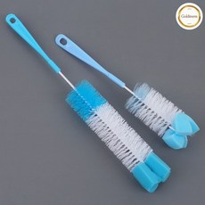 GOLDMEME 아기젖병솔 물통솔, 대, 블루 대 SIZE, 1개