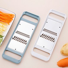 家用廚房不鏽鋼粗細兩用刨絲器, 白色, 1套