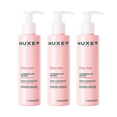 [1+1+1] 눅스 베리 로즈 크리미 클렌징 밀크, 3개, 200ml