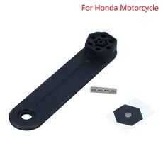 호환 오토바이 분할 라인125 Continent PCX150 SDH110T-7 시트 버킷 비상 키, 01 Black, 01 Black