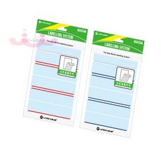 에버템즈 보호필름 견출지 75x20mm 책분류스티커 사무실 수납박스분류라벨, 색상, 적색