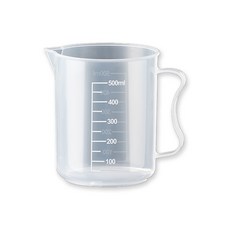 리빙메이커 BPA FREE 다용도 튼튼한 플라스틱 계량컵 비커, 5개