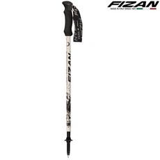 FIZAN 義大利 超輕三節式登山杖 FZS22.7102.TDB 大壩棕, 1個, 單支