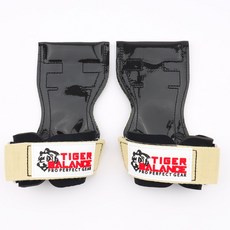 타이거밸런스 헬스 스트랩 리프팅 그립, 아이보리 스트랩 + 로고 화이트, 1세트