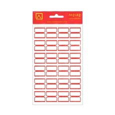 오피스 문구 세모네모 견출지 10-101R 적색