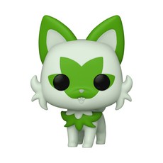 FUNKO POP Games #984 寶可夢 新葉喵 可愛公仔模型 寶可夢收藏, 1個