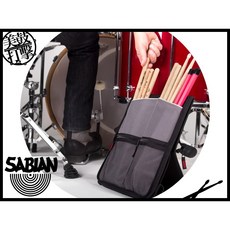 Sabian 可立式黑灰相間鼓棒袋 集多功能為一身 美鼓打擊, 1個