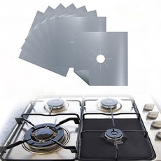 DD-10844 시트 패드 오븐레인지 커버 오염방지 4개입 48369PC 1(EA), 블랙