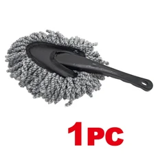 자동차 먼지 제거 마이크로파이버 브러쉬 왁스 내외부 청소 도구 휴대 액세서리, 04 Grey 1pc