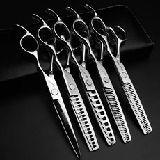 커팅 틴닝 6 인치/6.5/7 인치/7.5 헤어 가위 미용 일본 인치 날카로운, [13] 6 inch 5pc
