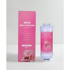 비엠포엠 퓨리앤코 비타민 샤워기필터 염소제거 녹물제거 벚꽃, 1개