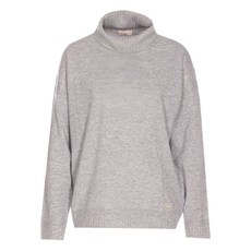 리우조 터틀 넥 로고 스웨터