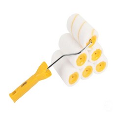 해들일추천샵 페인트 롤러 브러쉬 4인치 1개/리필 5개 페인팅보수용롤러