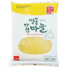 황보마을 냉동 다진마늘 1kg, 2개
