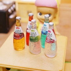 [이브닝메종] 미니어처 스파클링 음료수 파츠 6컬러, 블루 rsB25, 1개