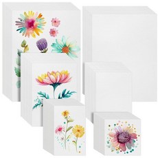 Dunzoom 수채화 용지 벌크 22.9 x 30.5cm(9 x 12인치) 21.6 x 29.2cm(8.5 x 11.5인치) 10.2 x 10.2cm(4 x 4인치) 8., 100