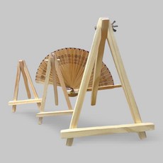 소형 원목 미니이젤 8x13cm 캔버스액자 받침대 미술거치용