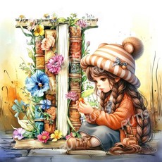 TS 人物0326--蝶谷巴特餐巾紙/藝術紙 Decoupage napkins/art paper，精美圖案，餐桌裝飾，手工藝材料, 1個, 22.5x22.5