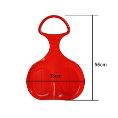 눈썰매 모래썰매 대형 겨울 스키보드 다운힐 썰매 스노우 루지 성인, 1개