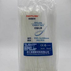 自鎖式尼龍紮帶耐寒捆紮捆綁帶塑膠束線帶3X4X5*200X250X300, 如圖, 1個