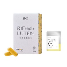 三五生技 小護適葉黃素膠囊0.6g*30顆*3【贈】三五生技 維他命C570mg+-5%x30顆*2, 3個, 30顆