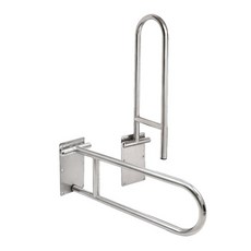 【海夫健康生活館】裕華 不鏽鋼系列 亮面 上下活動 馬桶扶手 15x70x26cm(T-058), 1個