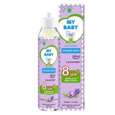 MY BABY minyak telon plus Lavender 嬰兒護膚油 舒緩乾燥 薰衣草香氛, 90ml, 1瓶