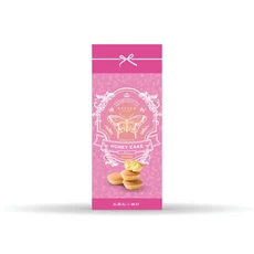 蜂覓蛋糕禮盒 蜂蜜蛋糕 獨立包裝 精緻禮盒, 19.2g, 5個