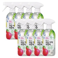 슈가버블 뿌리는 과일야채 세제 500ml x8, 8개
