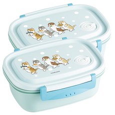 스케이터 모후샌드 타이트 푸드 컨테이너 M, 2개, 블루 + 민트