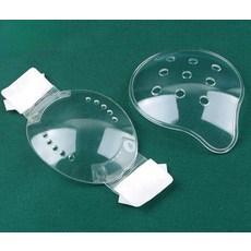 투명안대 눈 안과 눈보호 플라스틱 안대 100개세트, 시창 스푼형 1개, 1개, 1개입