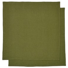 이케아 냅킨 2장세트 린넨 단색 50x50 스톡홀름, 다크레드