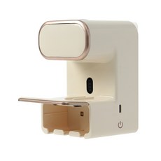 자동센서 치약 디스펜서 칫솔 살균기 아이보리 욕실정리함 핸드크림클립 치약거치대