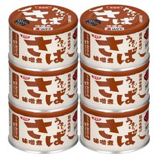 SSK 시미즈 식품 맛있다! 고등어 된장조림 150g×6개