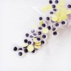 인형눈 스티커12 DIY 인형소품 공예용 DIY재료, 1개