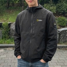 내셔널지오그래픽 바람막이 WD 월리스 UR 아엘 LT 후드 자켓 + 다용도 가방 세트