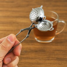혜문잡화상점 집게 티 인퓨저 3p세트 티팟
