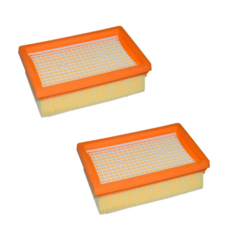 솔리템 KARCHER 카처 업소용 청소기 필터 WD4 WD5 WD6 호환 카트리지, 2개, 먼지필터