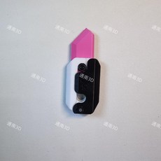 야광 당근 안전칼 선물용 팬시 장난감 빛나는 1개 미니, 한 사이즈, 17.핑크화이트블랙