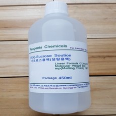 수크로스용액 (설탕용액) 0.1M 0.5M 450ml D(+)-Sucrose Soution