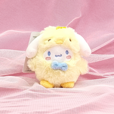 BSC 산리오 캐릭터 병아리 키링 가방고리, 시나모롤 병아리코스튬 키링8cm, 1개