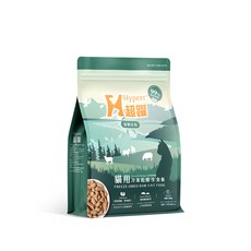 Hyperr超躍 凍乾生食餐 貓咪 單一羊肉 全齡貓, 500g, 1個, 糧食