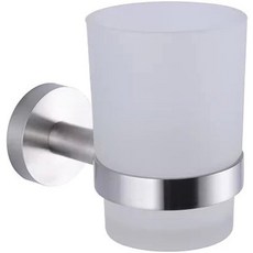 XVL 욕실 벽걸이 칫솔 홀더 브러시드 스틸 G1006, 1개