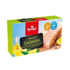 Banga 煙燻鮭魚，油浸檸檬風味 120g, 1個, 油浸鮭魚-檸檬 2028.03.14