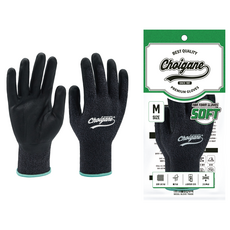 최가네장갑 소프트 (10켤레) 고급 NBR 폼코팅장갑 스마트터치 미끄럼방지 작업 장갑 코팅장갑, 혼합색상, 10개